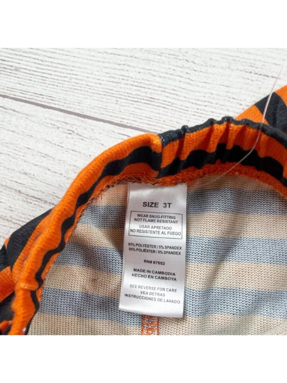 Bluey Toddler Halloween Pajama Set Stripes Pumpkin Graphic NWT 3T